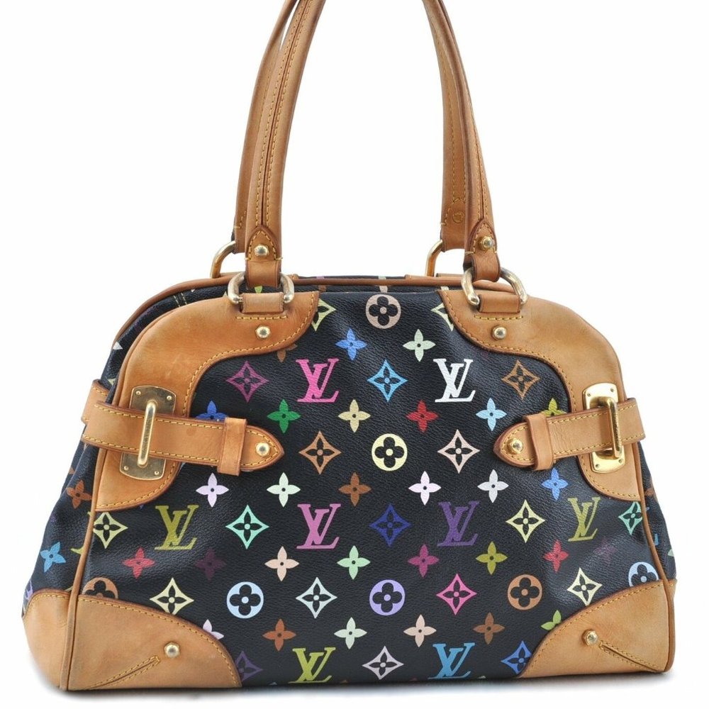 Multicolor Claudia Hand Bag Black